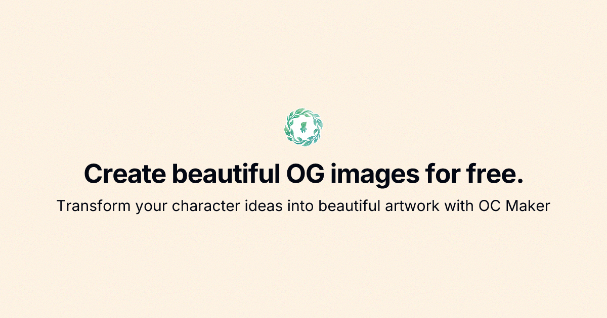 Anime OC Prompt Guide for OC Maker